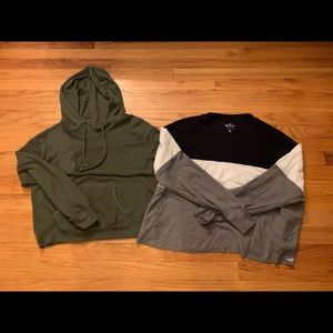 Two Hollister Sweaters